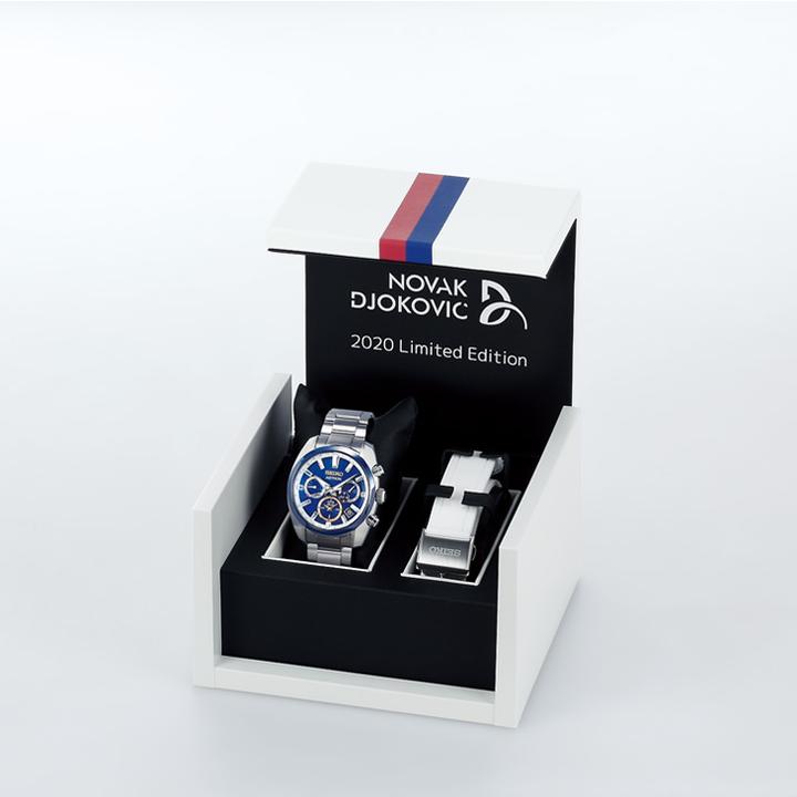 Produktbild Seiko Astron GPS Solar Dual Time Novak Djokovic Limited Edition (Digitaluhr, Hybrid Uhr, 43 mm)