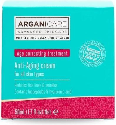 Actual product image Arganicare Anti-Aging (50 ml, Day cream)