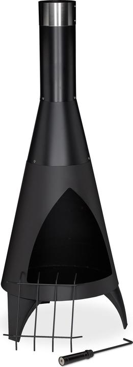 Actual product image Relaxdays Patio Heater with Poker