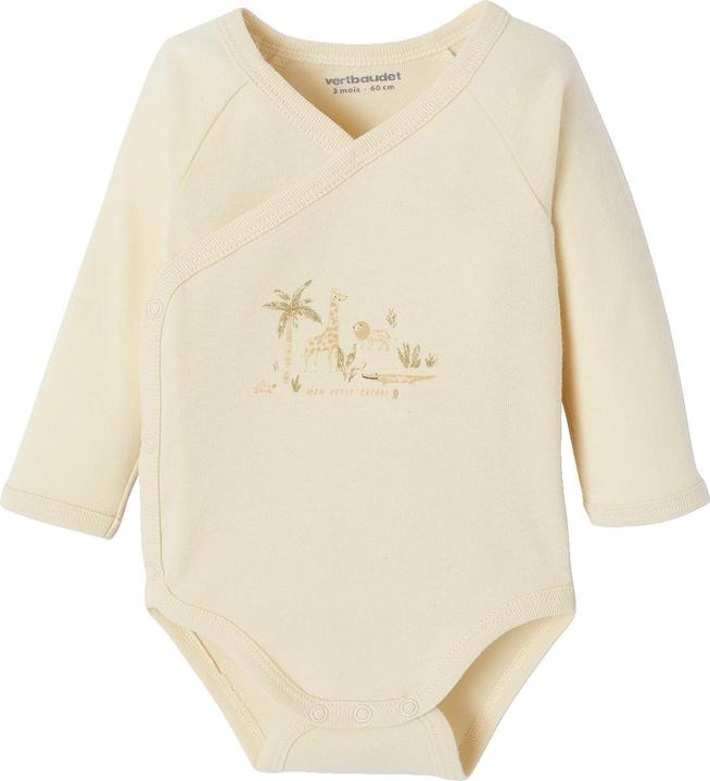 Image du produit Vertbaudet Bio-Kollektion: Baby Geschenk-Set aus Body, Latzhose & Mütze (62)