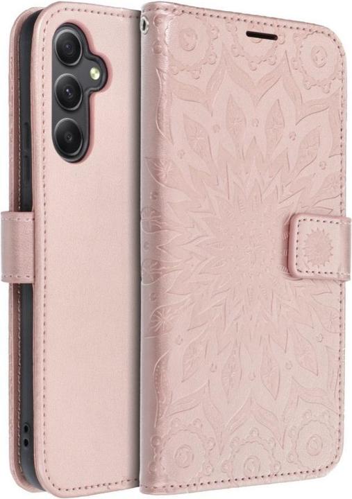 Produktbild OEM SM Mezzo Book Case Galaxy A34 5G mandala rosa (Samsung Galaxy A34 5G)