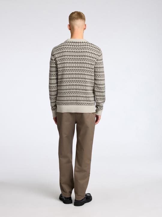 Actual product image Selected Homme Patterned jumper with round neckline (M)
