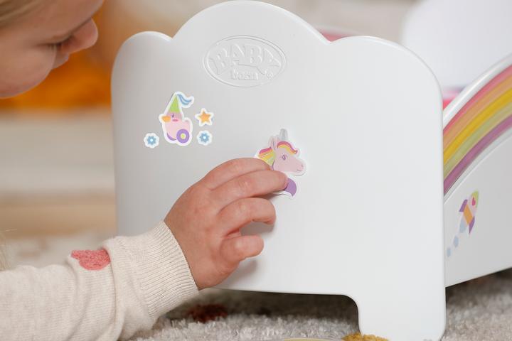 Actual product image Zapf Creation BABY born Regenbogen Bett
