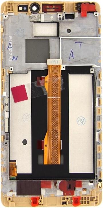 Produktbild OEM Display Unit + Frame for Huawei Mate S gold (Huawei Mate S)