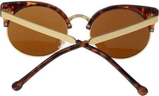 Immagine prodotto Hermex Occhiali da sole Cat Eye Vintage Retro 80s UV400 - Brown Leopard