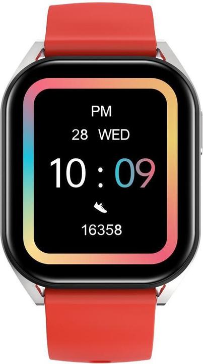 Actual product image Canyon Smart watches smart watch Chatter SW-58 BT-CALL Silver Red (128 mm)