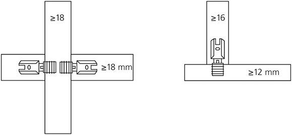 Image du produit Lamello Connecteur DIVARIO P-18 (1000 pcs)
