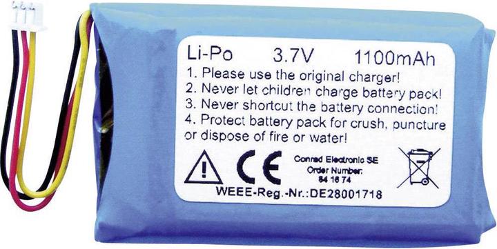 Conrad energy Ersatzakku LiPo (3.70 V, 1100 mAh)