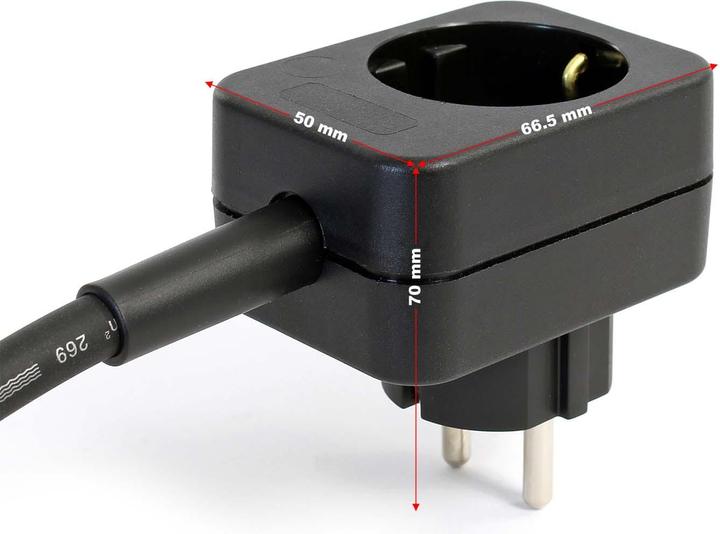 Produktbild XPOtool Aquastop Schwimmerschalter Teiche 5m Kabel Leerpumpschutz schwarz-rot