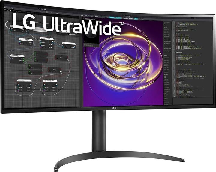 Actual product image LG LCD Monitor||34WP85CP-B|34"|Curved/21 : 9|Panel IPS|3440x1440|21:9|5 ms|Speakers|Tilt|34WP85CP-B (3440 x 1440 pixels, 34")