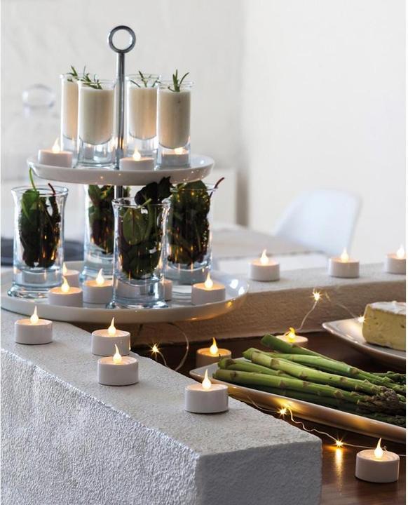 Actual product image Sirius LED tea lights set of 4 (4 x)