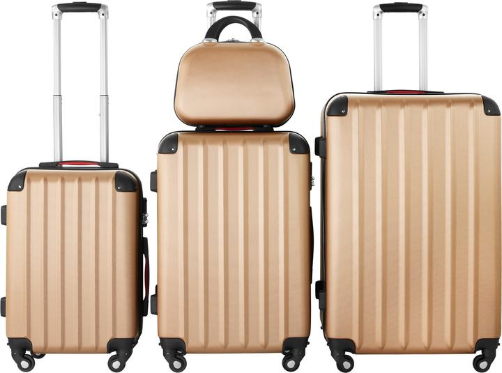 Image du produit tectake Set de valises Valises Trolley Set Trolleys Hardcase Trolley (90 l, L (90 - 115l))