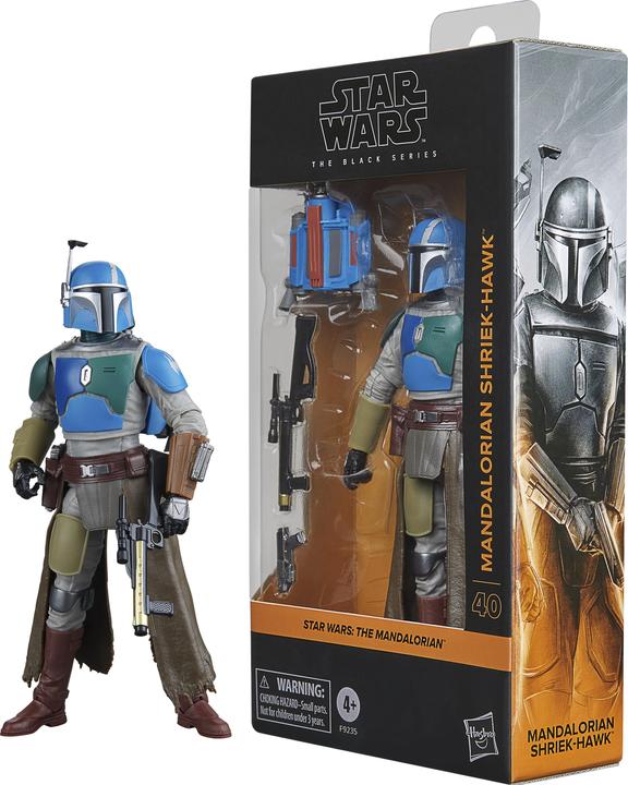 Actual product image Hasbro Star Wars: The Mandalorian Black Series figurine Mandalorian Shriek-Hawk