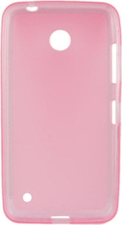 Actual product image König Design Mobile Phone Cover Translucent TPU Case for Nokia Lumia 630 / 635 Pink (Nokia Lumia 630)
