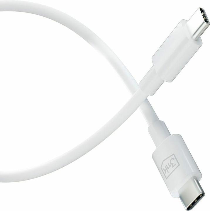 Produktbild 3MK Hyper Cable USB-C - USB-C 100W 1.2m Biały/White Kabel (1.20 m, USB 3.2 Gen 1, 100 W)