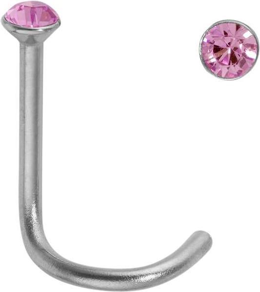 Bijouteria Nasenpiercing (Edelstahl, Kristall)