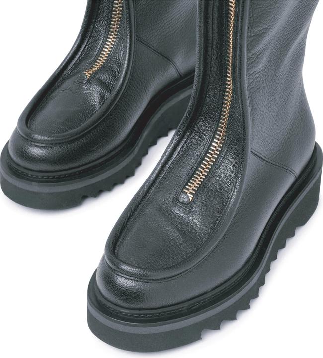 Actual product image Salvatore Ferragamo Eurialo Leather Boots (36.5)