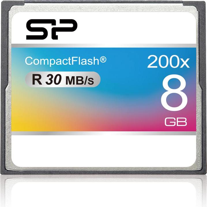 Immagine prodotto Silicon Power SP008GBCFC200V10 Scheda di memoria Compact Flash (8 GB, CF)