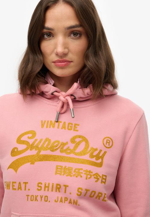 Actual product image Superdry Embellished Vl Relaxed Hood (XS)