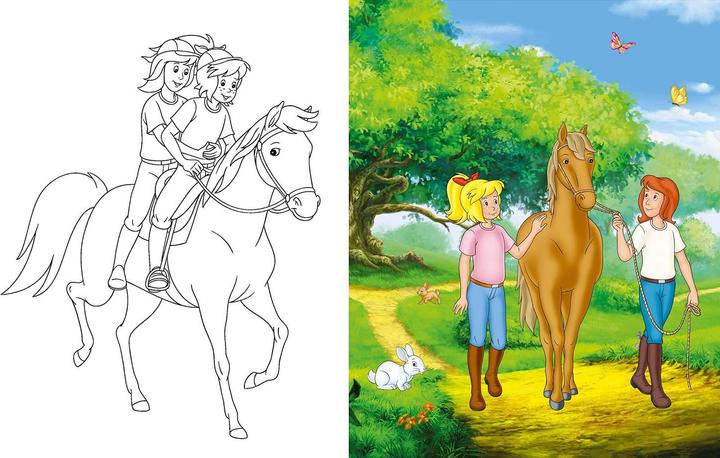 Produktbild Bibi & Tina - Mein pferdestarkes Kritzel-Kratzel-Buch