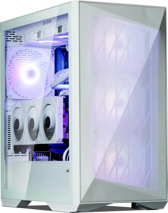Productafbeelding Zalman Boitier Moyen Tour E-ATX Z9 Iceberg MS RGB met panneau vitré (wit) (Mini-ITX, ATX, E-ATX)