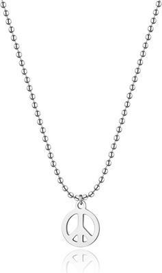 Immagine prodotto Sagapo S'Agapµ - Collana originale Peace Smile SSM002 in acciaio (Acciaio)