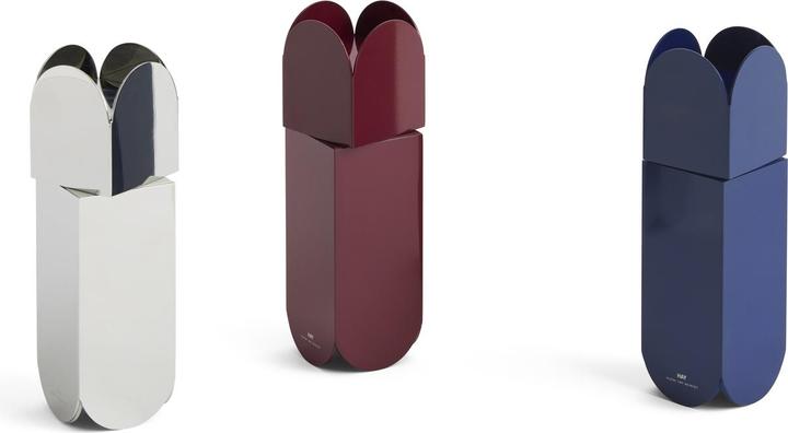 Actual product image HAY Arcs Salt & Pepper Grinder - Burgundy (Salt, Pepper)