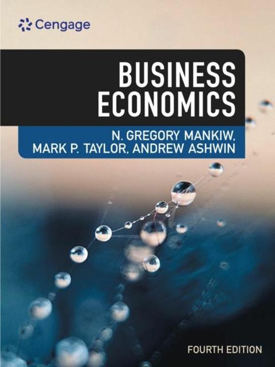 Produktbild Business Economics (Englisch, N. Mankiw, Mark Taylor, Ashwin Andrew, 2024)