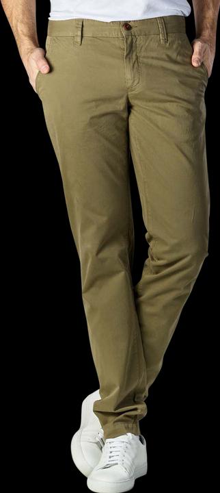 Actual product image Alberto Lou Pants Slim Compact Cotton green (W30/L34)