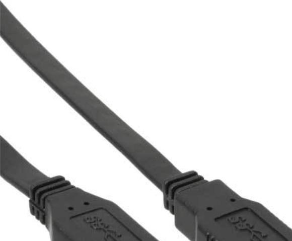 Immagine prodotto InLine Estensione del cavo piatto USB 2.0 (5 m, USB 2.0)