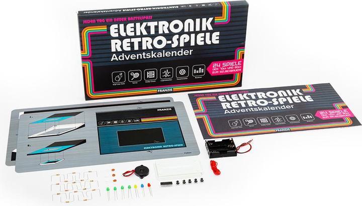 Produktbild Franzis Elektronik Retro-Spiele Bausatz