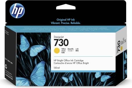 Actual product image HP 730 130-ml Yellow DesignJet Ink Cartridge (P2V64A)