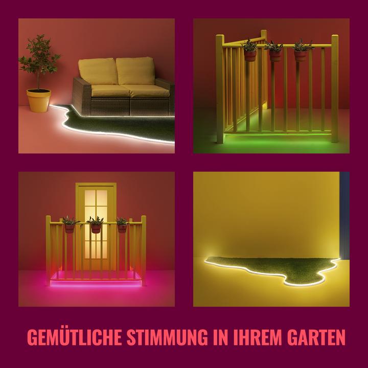 Immagine prodotto WiZ Striscia per esterni sintonizzabile bianca e a colori 5M Confezione singola (RGBW, 794 cm, Esterno)