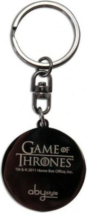 Actual product image ABYstyle GAME OF THRONES - Keychain Targaryen X4