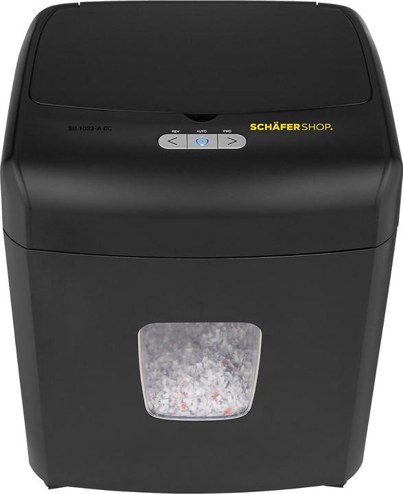 Immagine prodotto Schäfer Shop Select SH1023-A CC distruggidocumenti, completamente automatico, taglio particelle 4 x 12 mm, P-4 (Taglio delle particelle)