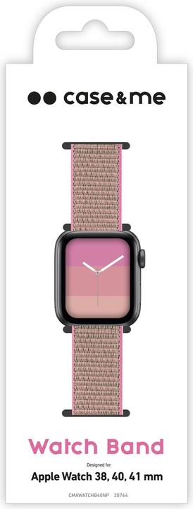 Image du produit Caseme Bracelet de montre pour Apple Watch 38/40/41 mm avec fermeture velcro (38 mm, 40 mm, 41 mm, Nylon)