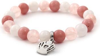 Beneto Jade and jade bead bracelet MINK07 / 17 (L)