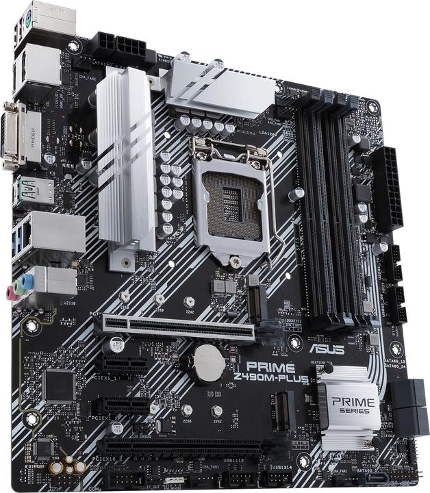Produktbild ASUS PRIME Z490M-PLUS (LGA 1200, Intel Z490, mATX)