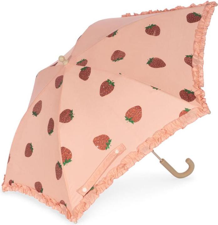 Konges Slojd Frill Regenschirm Strawberry Glitter