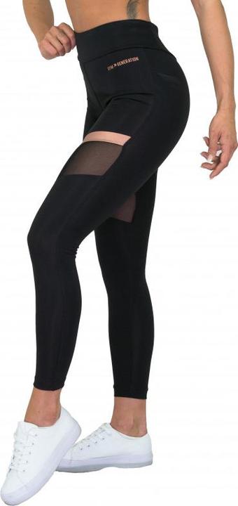 Actual product image Gym Generation Mesh Leggings - BLACK (S)