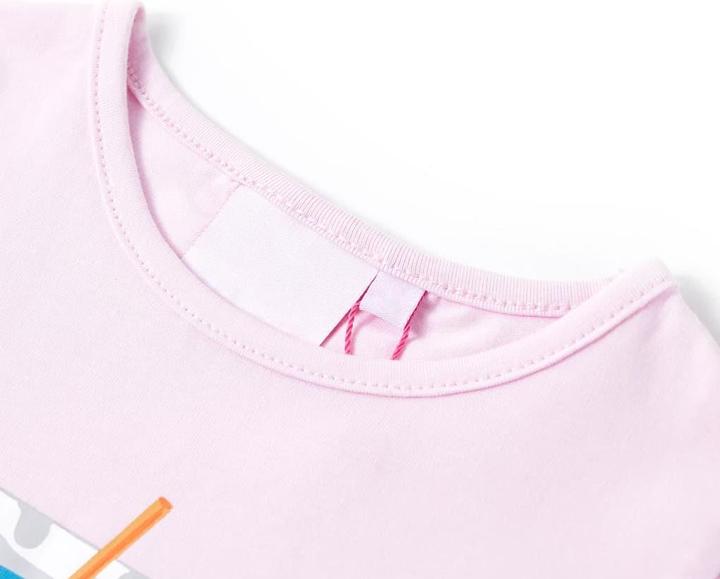 Immagine prodotto VidaXL Maglietta da bambino rosa pallido 140,Materiale: 95 % cotone. 5 (140)