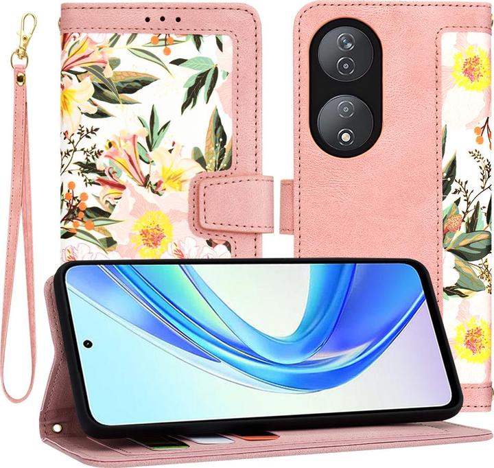 Image du produit Techsuit - FlipCraft - Honor X7b / X7b 5G / 90 SMART - Sweetheart Pink (Honor 90 Smart, Honor X7)