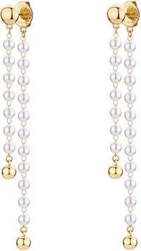Image du produit Brosway - Long gold plated earrings with pearls 2in1 Essential BNL102