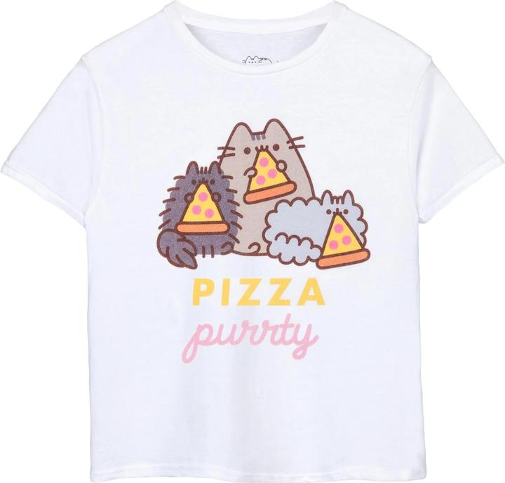 Pusheen Pizza Purrty TShirt Mädchen kurzärmlig