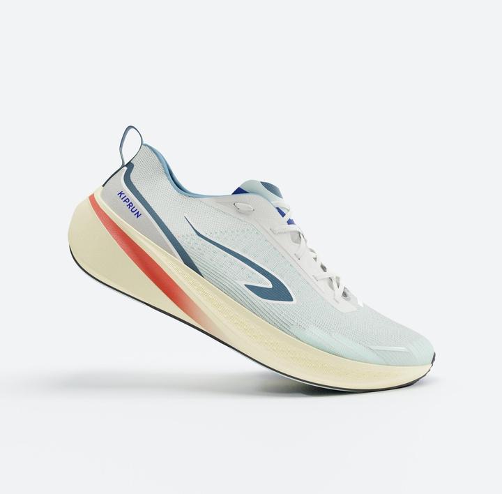 Actual product image Kiprun Laufschuhe Herren - Cushion 500 weiss/beige (43)