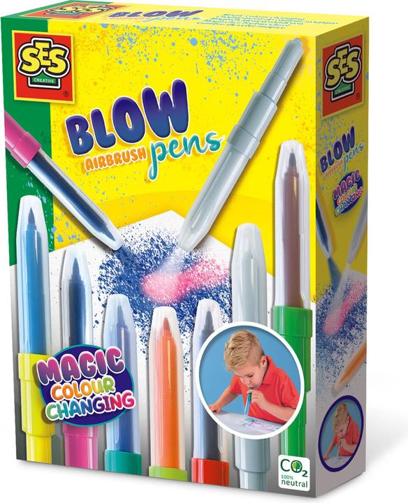 Ses Creative Blow airbrush Pens - Magic colour change