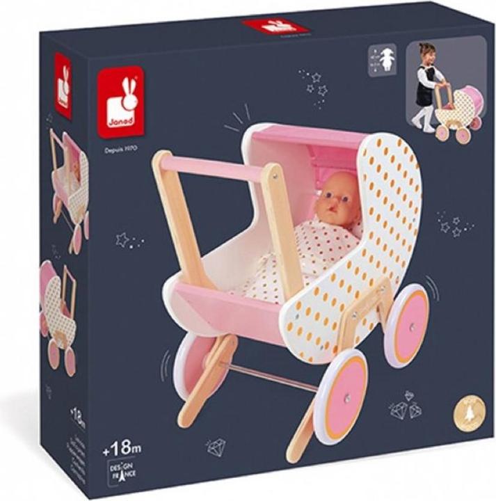 Actual product image Janod Candy Chic stroller