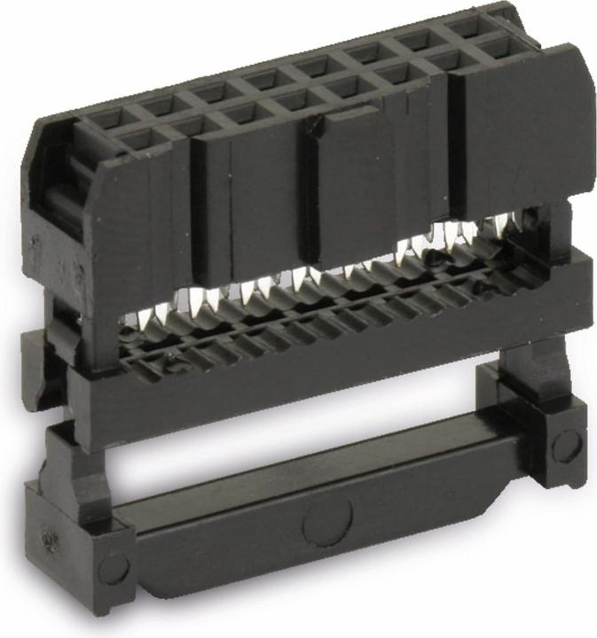 Actual product image CONNECT post socket for ribbon cable, RM 2.54, 16-pin