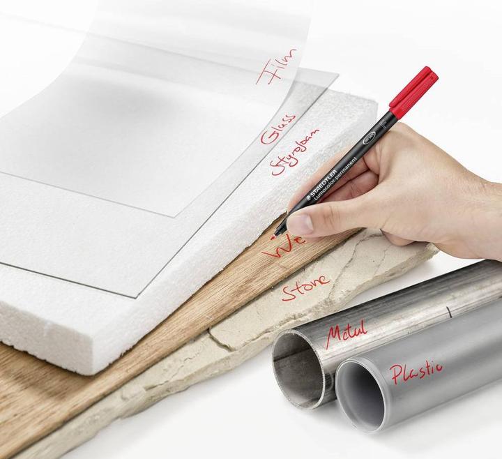 Produktbild Staedtler Lumocolor permanent pen 318 Permanent-Universalstifte F (6 Farben, 0.60 mm, 1 x)
