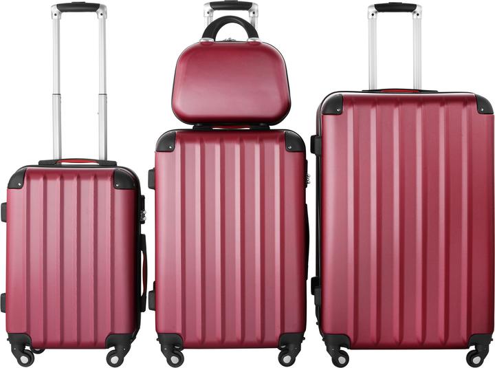 Image du produit tectake Valise à coque dure (90 l, Bagage à main (jusqu'à 50l), M (50 - 90l), L (90 - 115l))